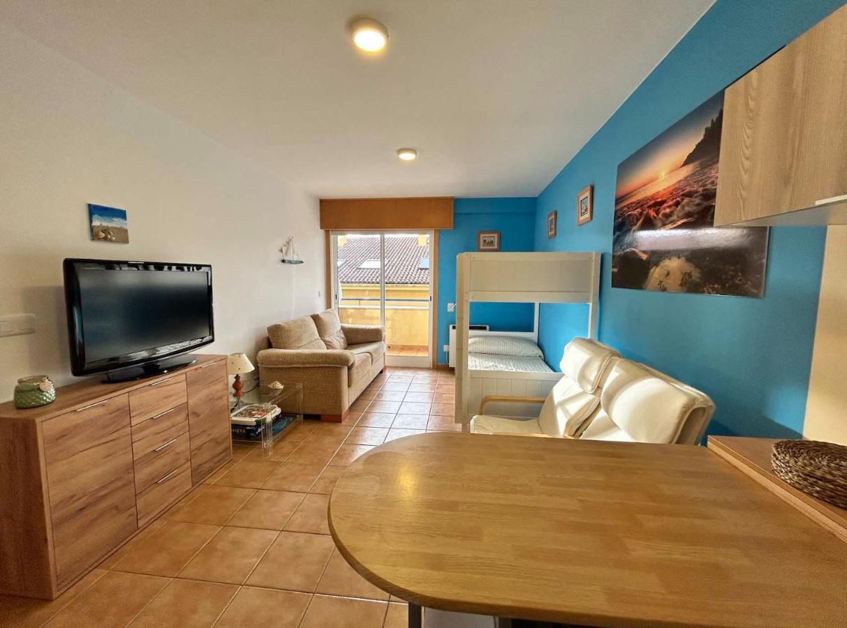 Apartamento Portosin Con Piscina Al Lado De La Playa Linteiros Eksteriør bilde
